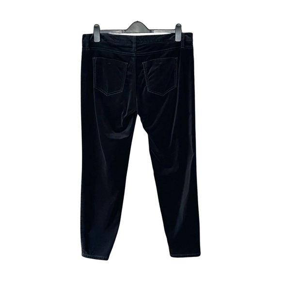Vintage Banana Republic Black Velvet Pants — 1990s/2000s L - Picture 2 of 3